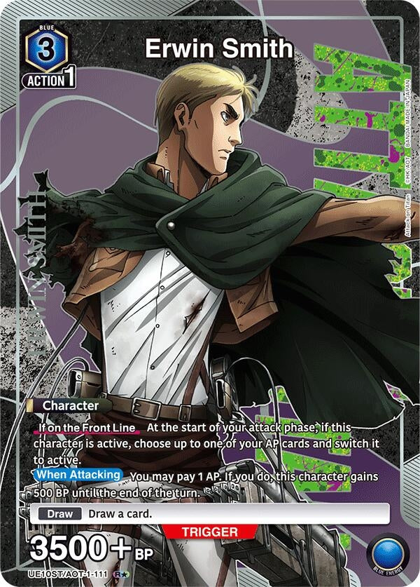 Image for Erwin Smith (R*) (UE10ST/AOT-1-111) (UE10ST) - Union Arena