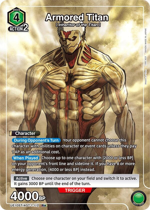 Image for Armored Titan (R*) (UE10ST/AOT-1-112) (UE10ST) - Union Arena