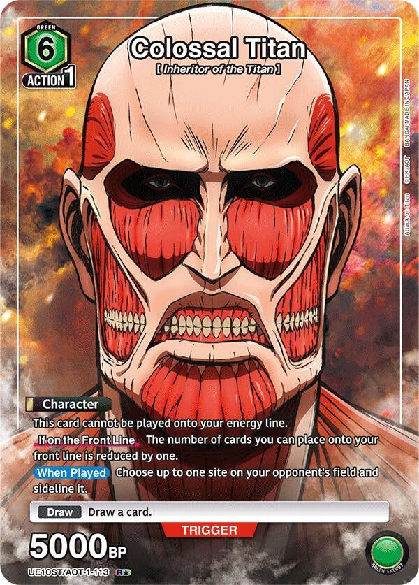 Image for Colossal Titan (R*) (UE10ST/AOT-1-113) (UE10ST) - Union Arena