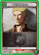Image for Reiner Braun (058) (Box Topper Foil) (UE10BT/AOT-1-058) (UE10BT) - Union Arena