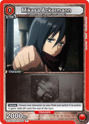 Image for Mikasa Ackermann (085) (Box Topper Foil) (UE10BT/AOT-1-085) (UE10BT) - Union Arena