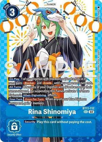 Rina Shinomiya [BT11-112] (Set de Heroínas Premium Ver.2) [Fase Dimensional]