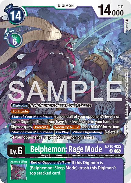 Belphémon : Mode rage [EX10-022] [Ordre sinistre]