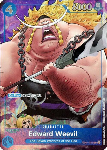 Edward Weevil (Juego de Carpeta de los Siete Guerreros del Mar) [Cartas Promocionales de One Piece]