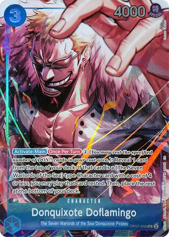 Donquixote Doflamingo (Juego de Carpeta de los Siete Guerreros del Mar) [Cartas Promocionales de One Piece]