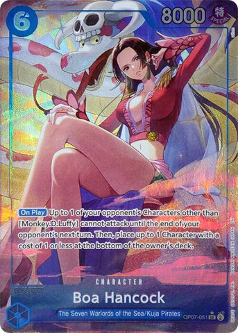 Boa Hancock (Juego de Carpeta de los Siete Señores de la Guerra del Mar) (Arte Alternativo) [Cartas Promocionales de One Piece]