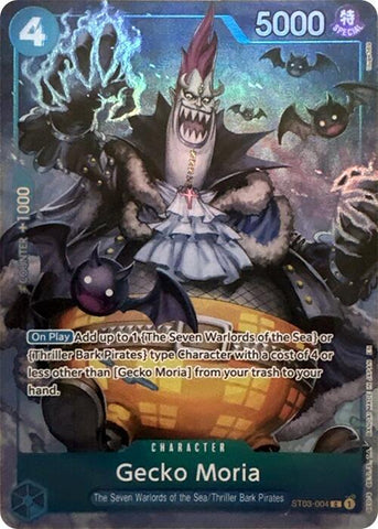 Gecko Moria (Set de Bóvedas de los Siete Señores del Mar) [One Piece Cartas Promocionales]