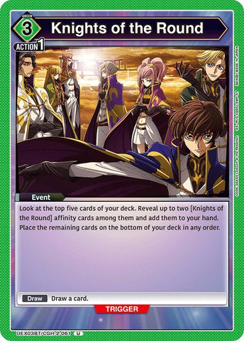 Image for Knights of the Round (UEX03BT/CGH-2-061) (UEX03BT) - Union Arena