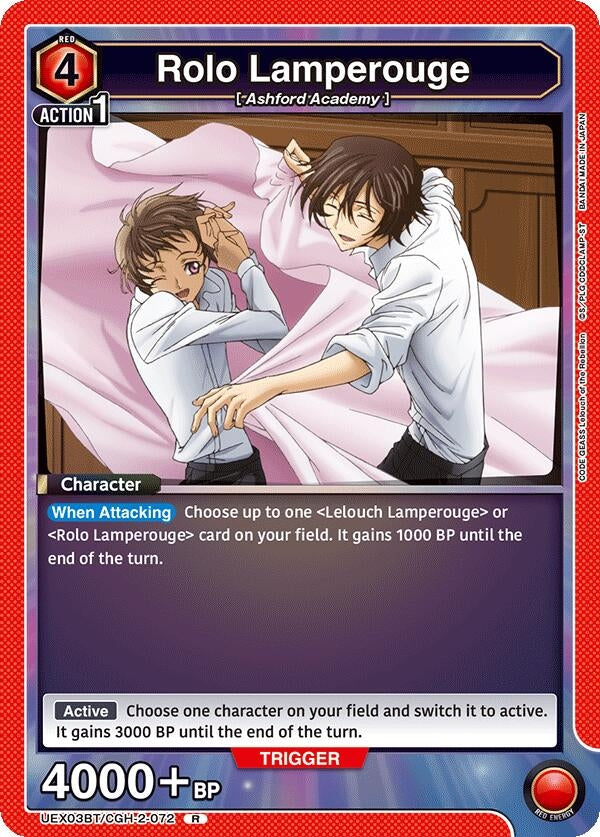 Image for Rolo Lamperouge (072) (UEX03BT/CGH-2-072) (UEX03BT) - Union Arena