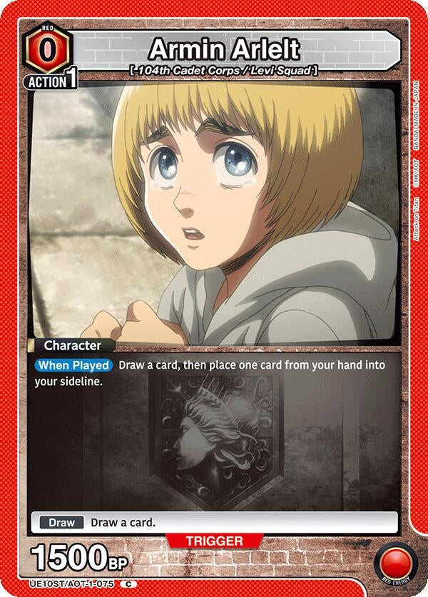Image for Armin Arlelt (075) (UE10ST/AOT-1-075) (UE10ST) - Union Arena