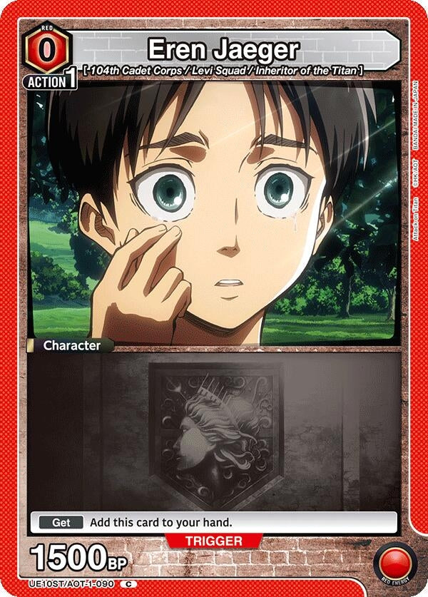 Image for Eren Jaeger (090) (UE10ST/AOT-1-090) (UE10ST) - Union Arena