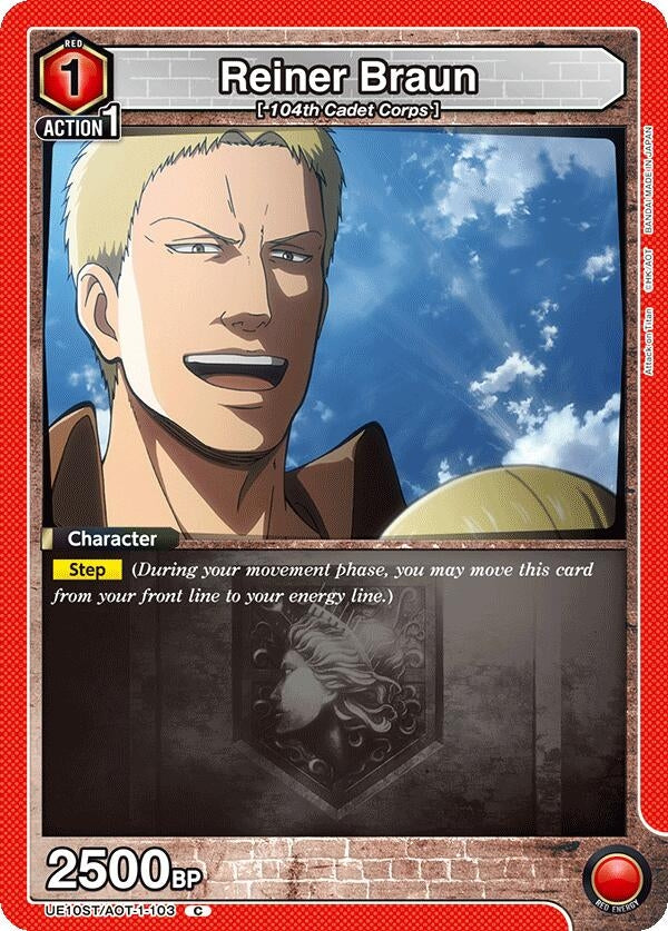 Image for Reiner Braun (UE10ST/AOT-1-103) (UE10ST) - Union Arena