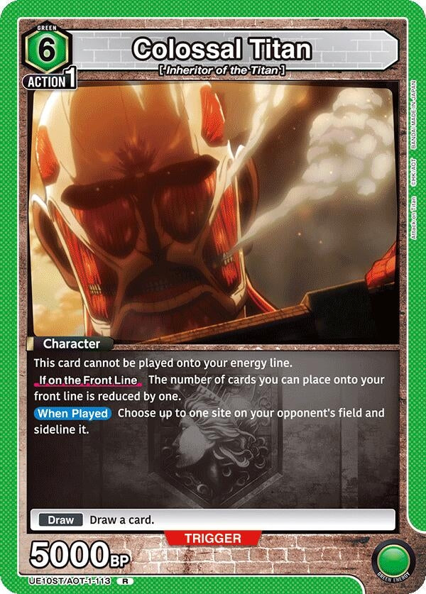 Image for Colossal Titan (UE10ST/AOT-1-113) (UE10ST) - Union Arena