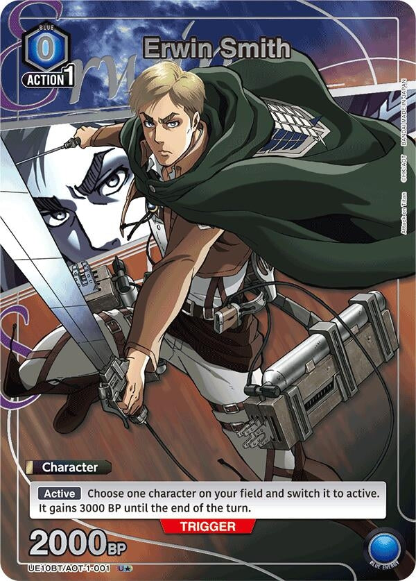 Image for Erwin Smith (001) (U*) (UE10BT/AOT-1-001) (UE10BT) - Union Arena