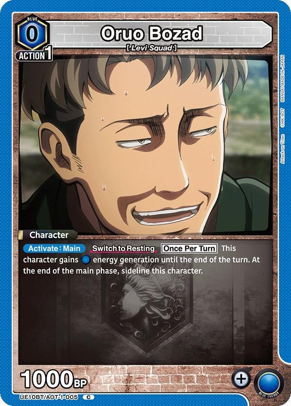 Image for Oruo Bozad (UE10BT/AOT-1-005) (UE10BT) - Union Arena