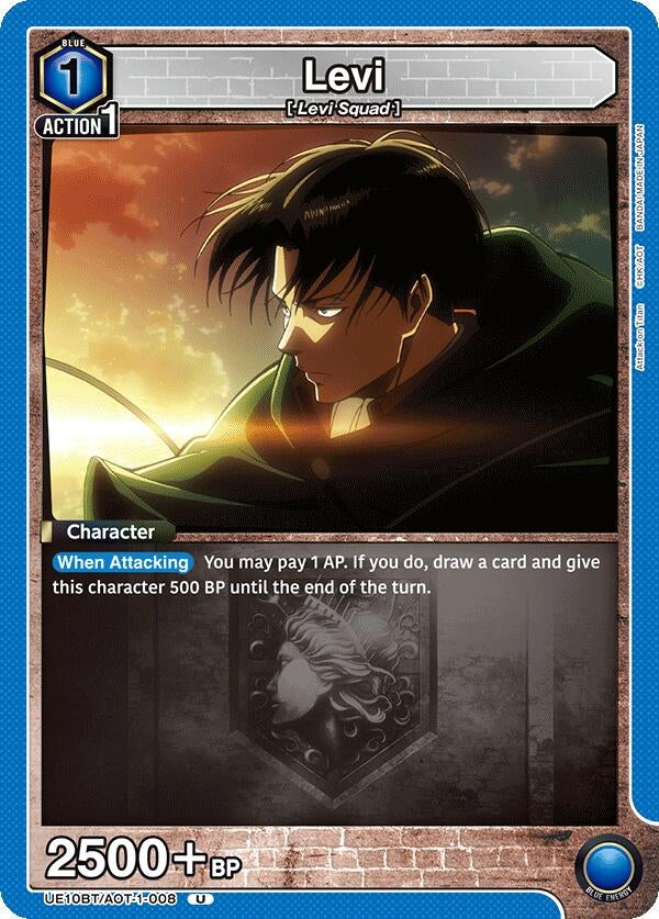 Image for Levi (008) (UE10BT/AOT-1-008) (UE10BT) - Union Arena