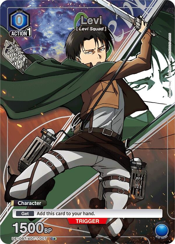 Image for Levi (007) (C*) (UE10BT/AOT-1-007) (UE10BT) - Union Arena