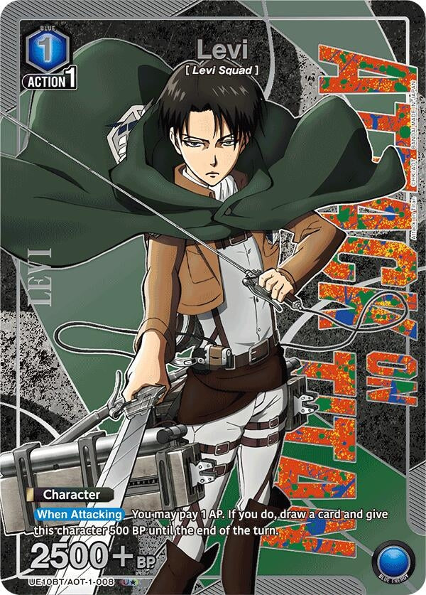 Image for Levi (008) (U*) (UE10BT/AOT-1-008) (UE10BT) - Union Arena