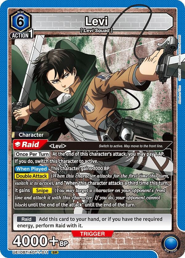Image for Levi (011) (UE10BT/AOT-1-011) (UE10BT) - Union Arena