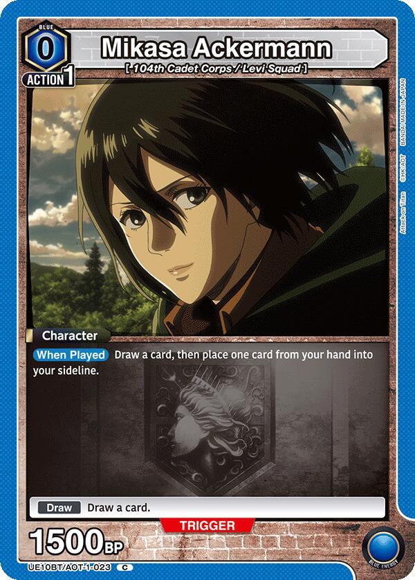 Mikasa Ackermann (023) - UE10BT: Attack on Titan (UE10BT-23)