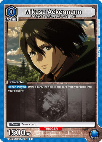 Mikasa Ackermann (023) - UE10BT: Attack on Titan (UE10BT-23)