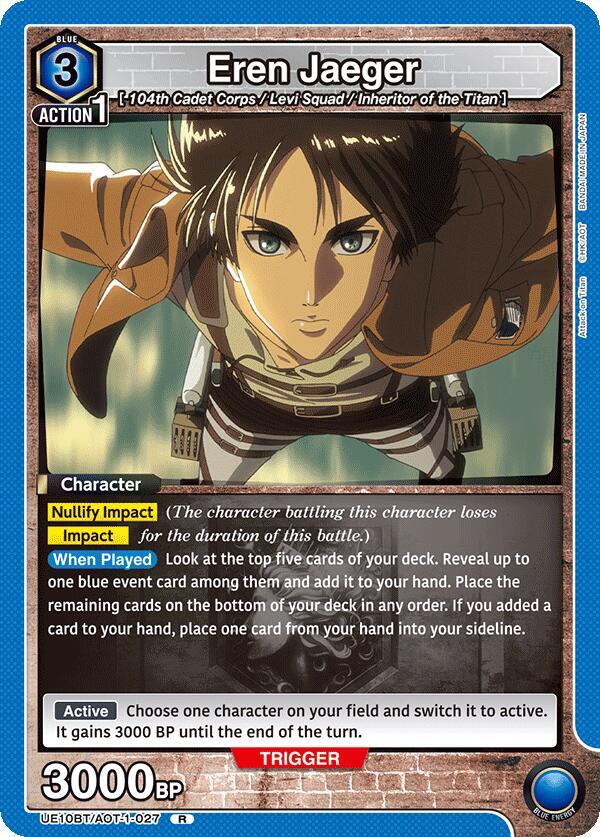 Eren Jaeger (027) - UE10BT: Attack on Titan (UE10BT)