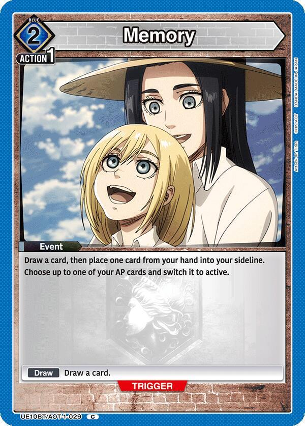 Memory - UE10BT: Attack on Titan (UE10BT-29)