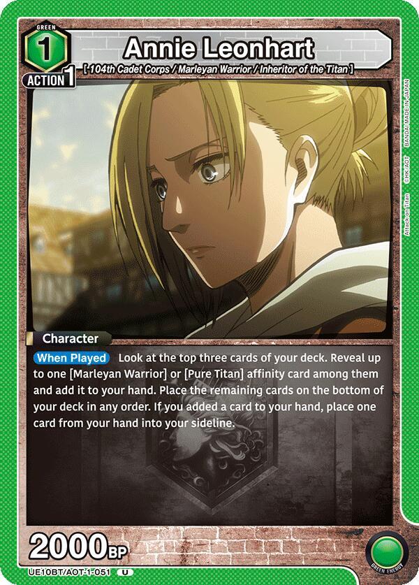 Annie Leonhart (051) - UE10BT: Attack on Titan (UE10BT-51)