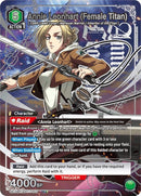 Image for Annie Leonhart (Female Titan) (SR*) (UE10BT/AOT-1-053) (UE10BT) - Union Arena