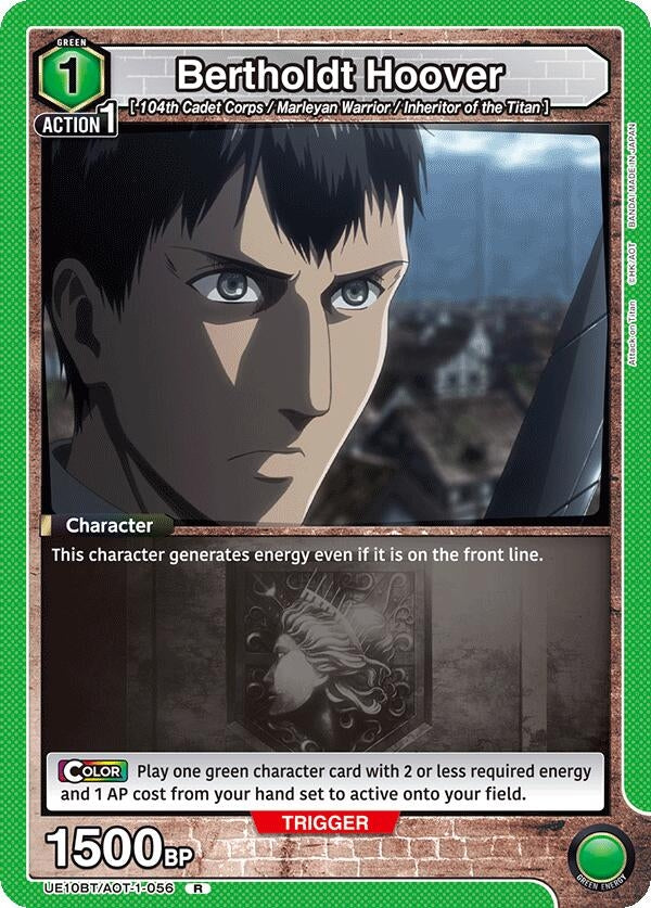 Image for Bertholdt Hoover (056) (UE10BT/AOT-1-056) (UE10BT) - Union Arena