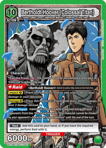 Image for Bertholdt Hoover (Colossal Titan) (UE10BT/AOT-1-057) (UE10BT) - Union Arena