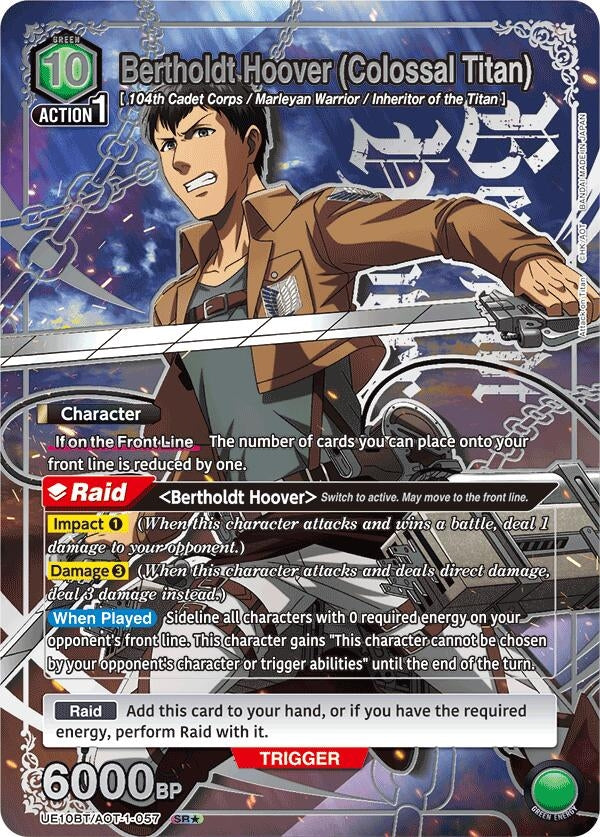Image for Bertholdt Hoover (Colossal Titan) (SR*) (UE10BT/AOT-1-057) (UE10BT) - Union Arena