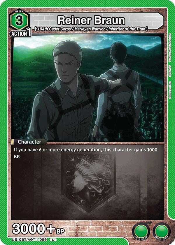 Reiner Braun (059) - UE10BT: Attack on Titan (UE10BT)