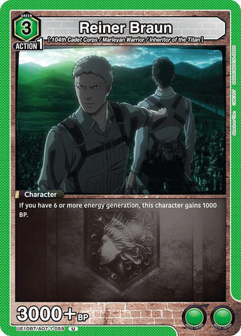 Reiner Braun (059) - UE10BT: Attack on Titan (UE10BT)