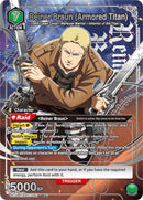 Image for Reiner Braun (Armored Titan) (SR*) (UE10BT/AOT-1-061) (UE10BT) - Union Arena