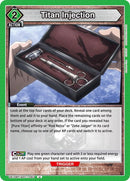 Image for Titan Injection (UE10BT/AOT-1-063) (UE10BT) - Union Arena