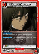 Image for Mikasa Ackermann (088) (UE10BT/AOT-1-088) (UE10BT) - Union Arena