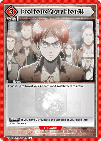Image for Dedicate Your Heart!! (UE10BT/AOT-1-097) (UE10BT) - Union Arena