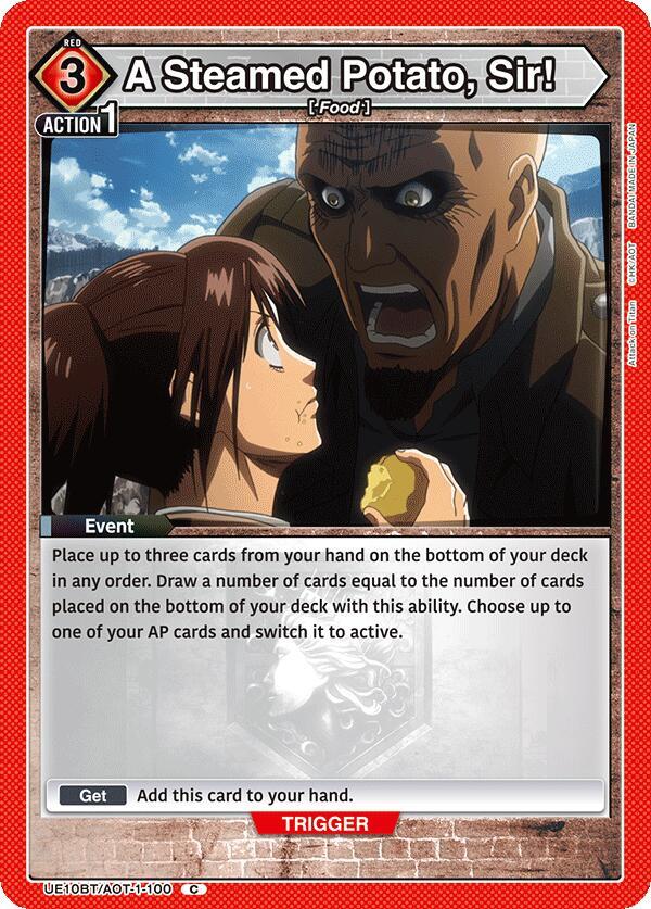 A Steamed Potato, Sir! - UE10BT: Attack on Titan (UE10BT-100)