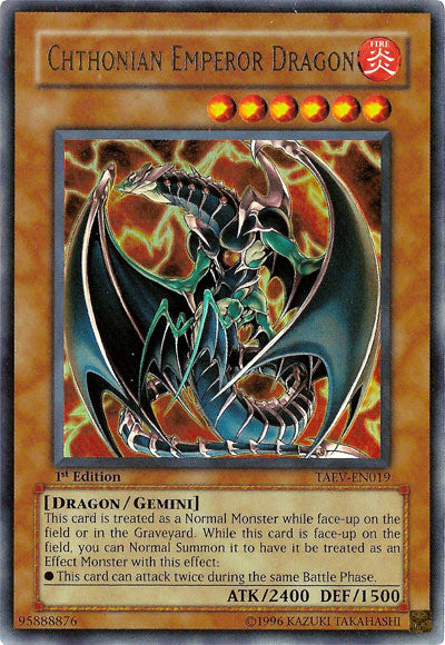 Dragon Empereur Chthonien [TAEV-FR019] Ultra Rare