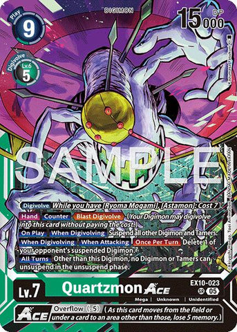 Quartzmon ACE [EX10-023] [Sinister Order]