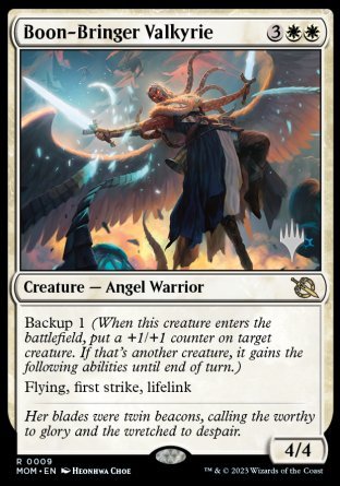 Valkyrie messagère de bonne fortune (Pack promo) [Promos de l'Invasion des machines]