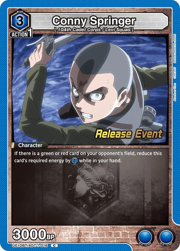 Image for Conny Springer (016) (UE10BT/AOT-1-016) (UE10BT_RE) - Union Arena