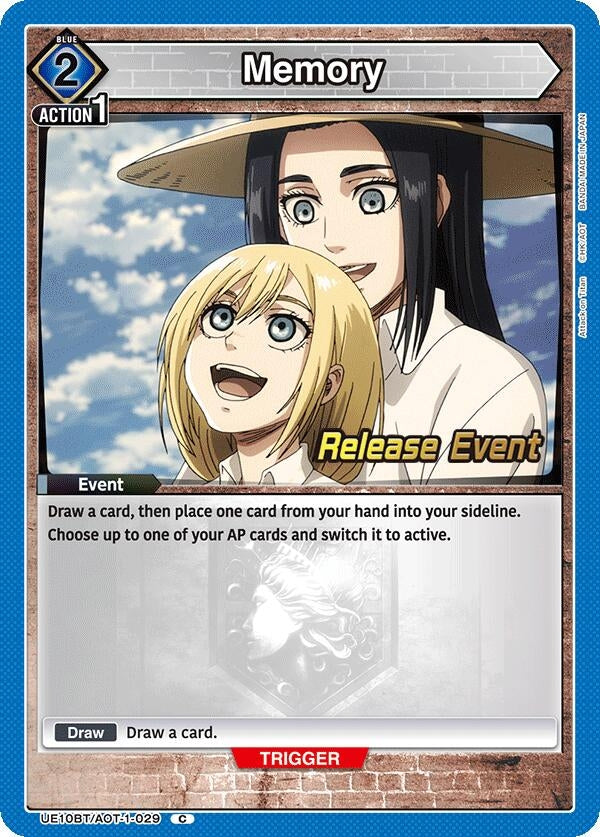 Image for Memory (UE10BT/AOT-1-029) (UE10BT_RE) - Union Arena