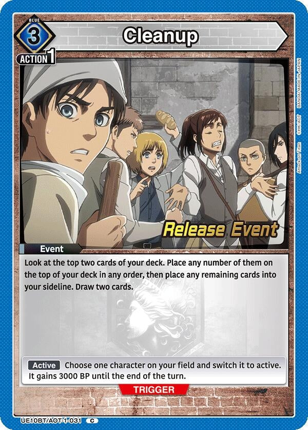 Image for Cleanup (UE10BT/AOT-1-031) (UE10BT_RE) - Union Arena