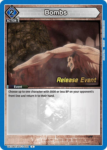 Image for Bombs (UE10BT/AOT-1-032) (UE10BT_RE) - Union Arena
