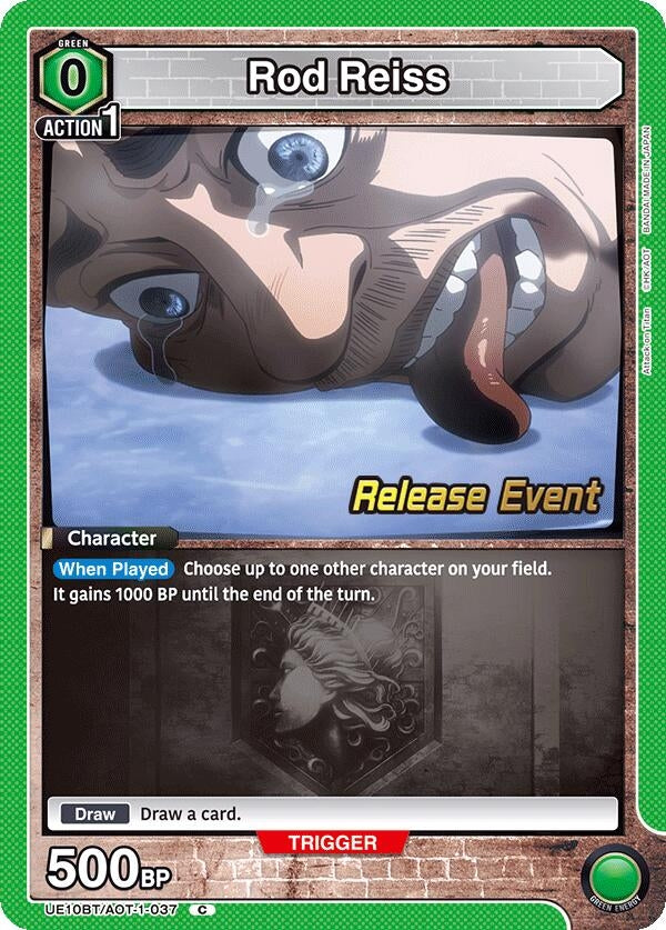 Image for Rod Reiss (UE10BT/AOT-1-037) (UE10BT_RE) - Union Arena