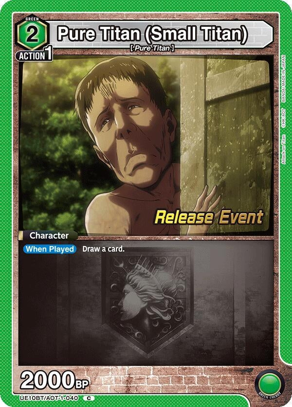 Image for Pure Titan (Small Titan) (UE10BT/AOT-1-040) (UE10BT_RE) - Union Arena