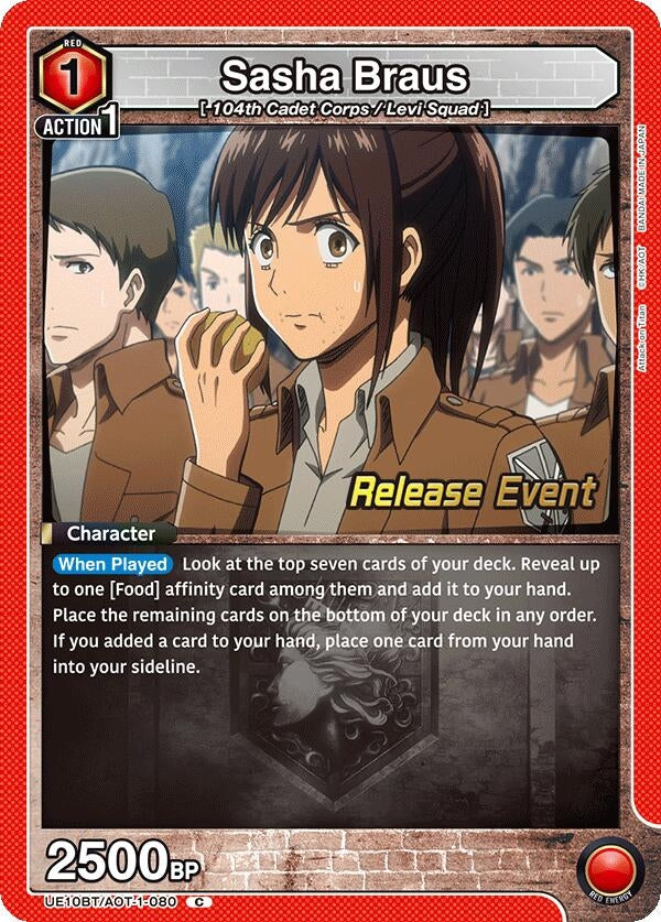 Image for Sasha Braus (080) (UE10BT/AOT-1-080) (UE10BT_RE) - Union Arena