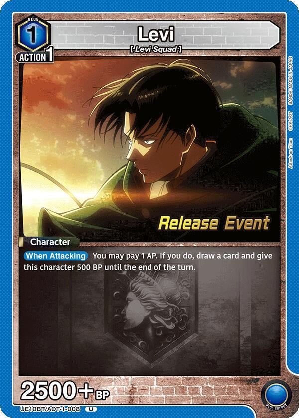 Image for Levi (008) (UE10BT/AOT-1-008) (UE10BT_RE) - Union Arena